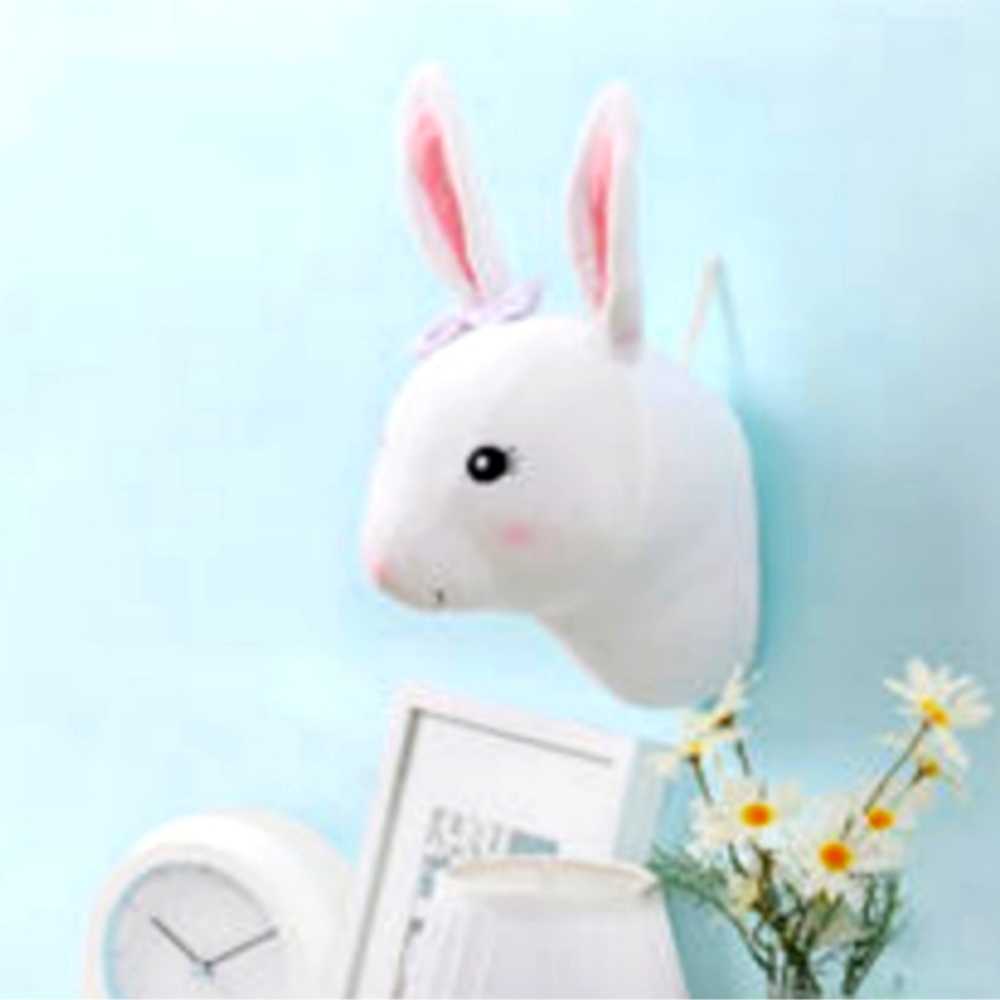 Piper Kids Rabbit decorative wall mounted decore bunny purple bow baby boy girl